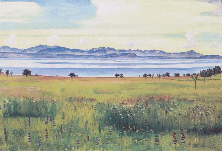 Ferdinand Hodler Lake Geneva from St Prex (nn02) China oil painting art